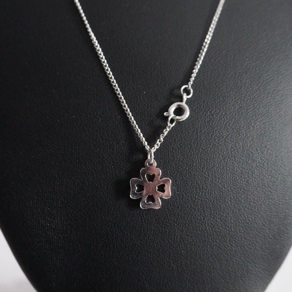 Silver Tone Cross Pendant Necklace - Picture 3 of 5